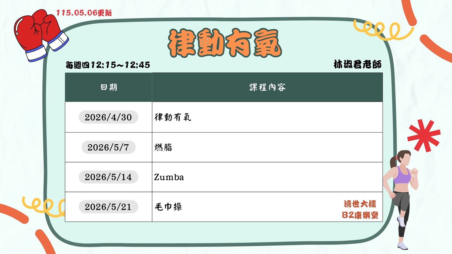 9.律動有氧 1150506
